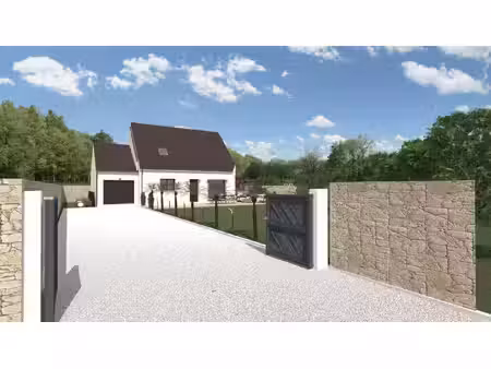 terrain avec maison neuve à vendre