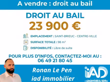 vente local commercial 98 m²