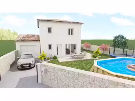 terrain avec maison neuve à vendre