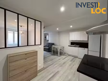 appartement t2 de 33 m² rénové - meublé