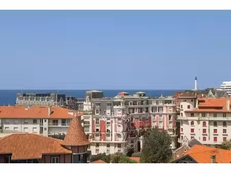 biarritz  quartier impérial  vaste appartement avec terrasses  au dernier étage