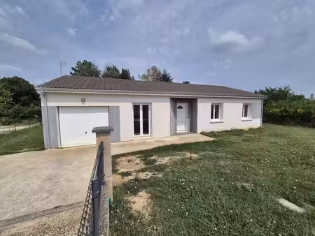 maison individuelle de plain-pied – 5 pièces – 4 chambres – 105 m²