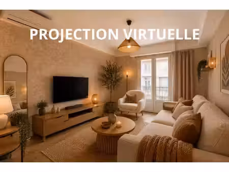 vente appartement cannes centre- 2p33m2 étage élevé