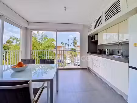 en exclusivité à vendre appartement 58m² avec vue lagon sur la baie nettlé  saint-martin (