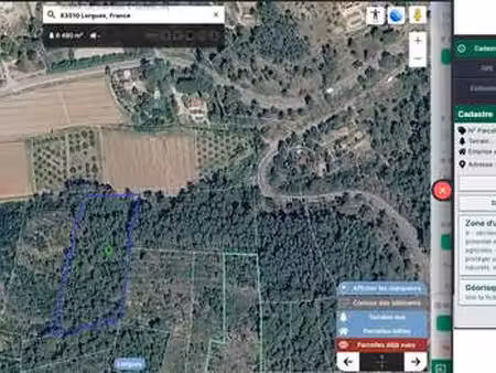 vente terrain à lorgues (83510) : à vendre / 7902m² lorgues