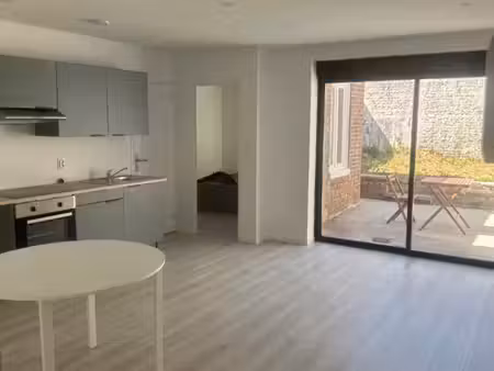 grand t2 neuf meublé avec jardin