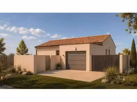 terrain avec maison neuve à vendre