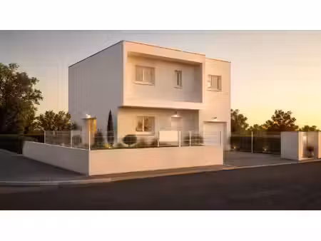 terrain avec maison neuve à vendre