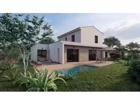 terrain avec maison neuve à vendre