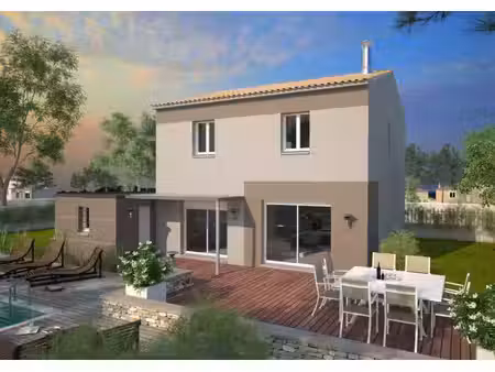 terrain avec maison neuve à vendre
