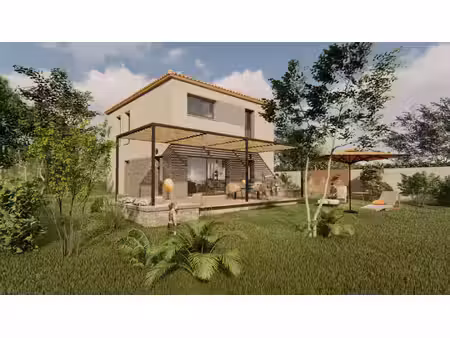 terrain avec maison neuve à vendre
