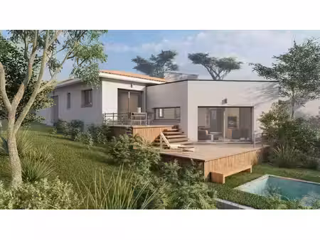 terrain avec maison neuve à vendre