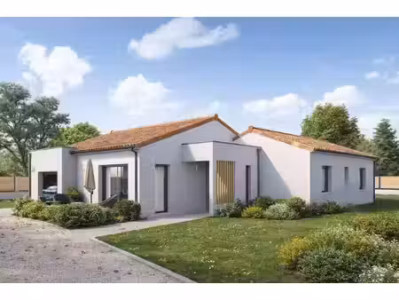 terrain avec maison neuve à vendre