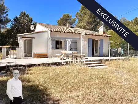exclusivité à jouques : maison sur 6 643 m² de terrain au calme absolu !