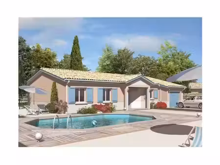 terrain avec maison neuve à vendre