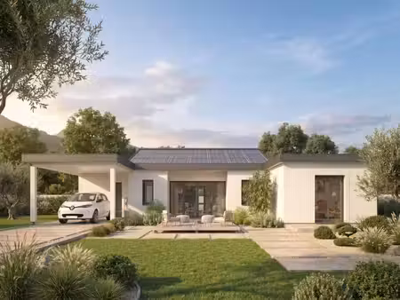 terrain avec maison neuve à vendre