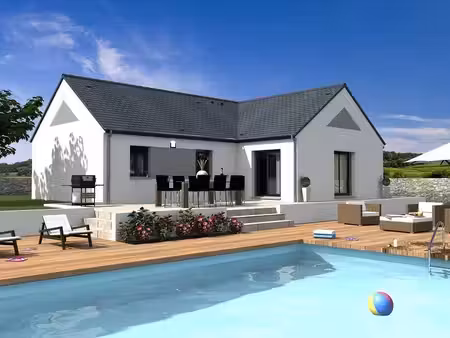 terrain avec maison neuve à vendre