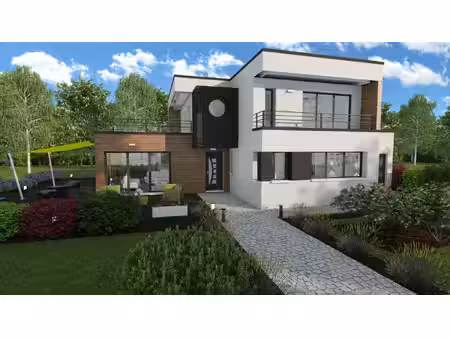 terrain avec maison neuve à vendre