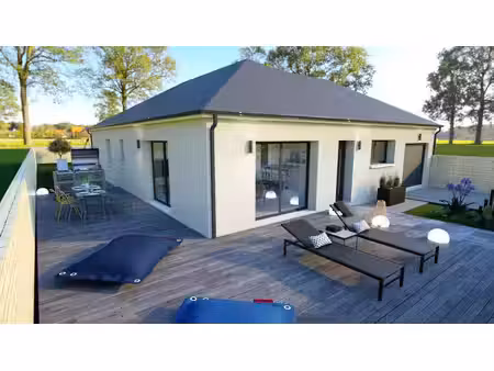 terrain avec maison neuve à vendre