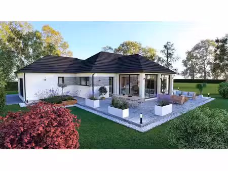 terrain avec maison neuve à vendre