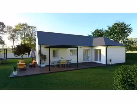 terrain avec maison neuve à vendre