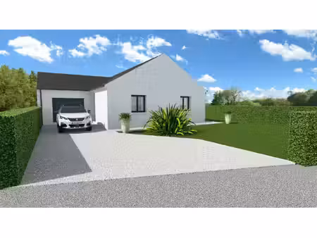 terrain avec maison neuve à vendre