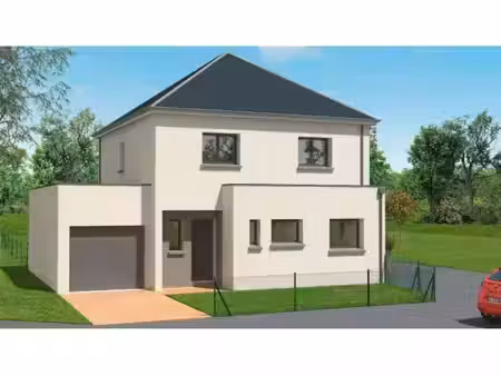 terrain avec maison neuve à vendre