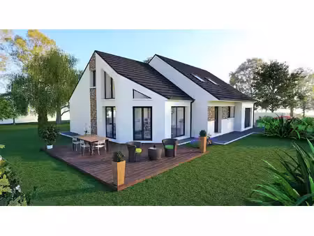 terrain avec maison neuve à vendre