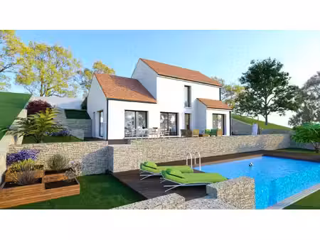 terrain avec maison neuve à vendre
