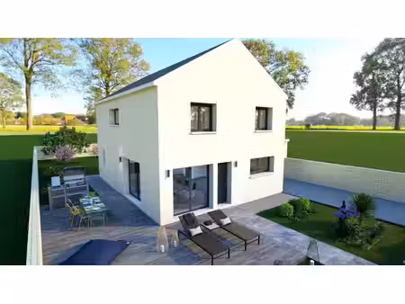 terrain avec maison neuve à vendre