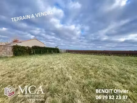 vente terrain 618 m² arvert (17530)