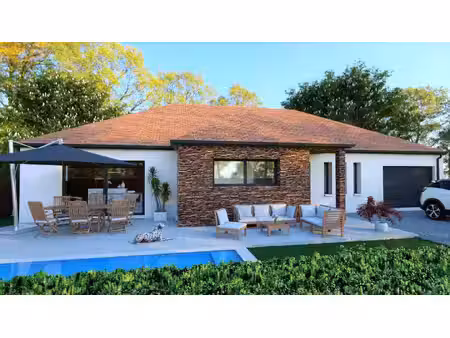 terrain avec maison neuve à vendre