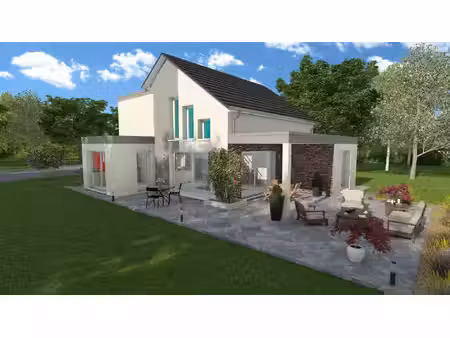 terrain avec maison neuve à vendre