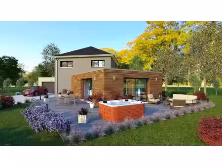 terrain avec maison neuve à vendre