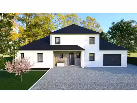 terrain avec maison neuve à vendre