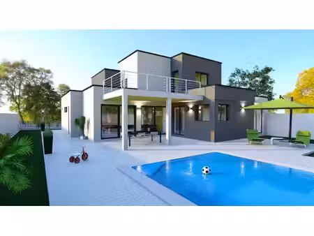 terrain avec maison neuve à vendre