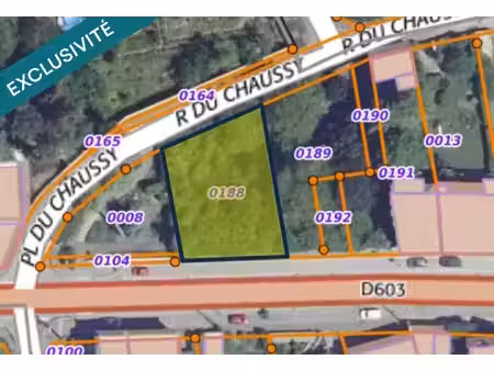 terrain constructible à vendre