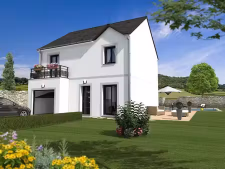 terrain avec maison neuve à vendre