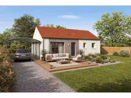 terrain avec maison neuve à vendre