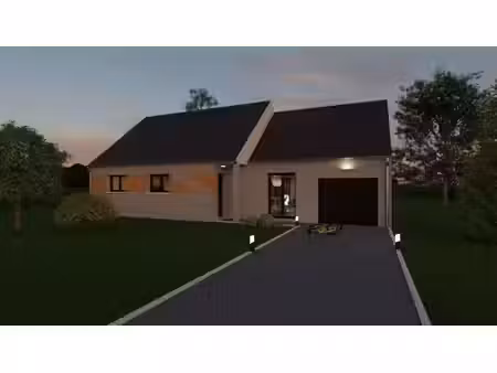 terrain avec maison neuve à vendre