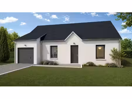 terrain avec maison neuve à vendre
