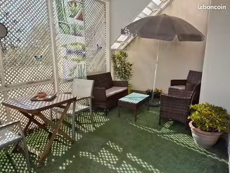 t2 duplex avec terrasse
