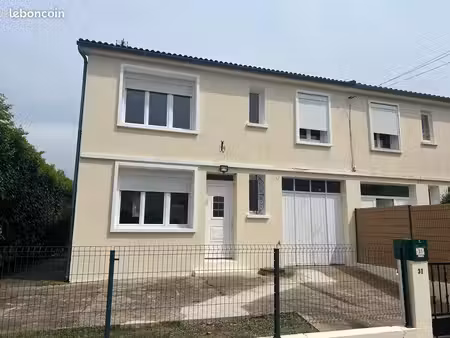 maison mitoyenne 4 chambres avec jardin