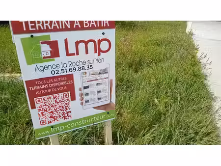 vente terrain 466 m² à beaulieu-sous-la-roche (85190)  63 000 €