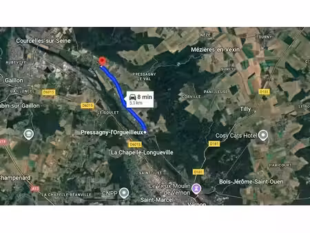 vente terrain 700 m² à port-mort (27940)  62 500 €