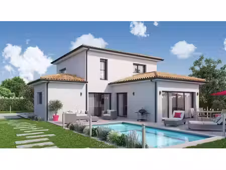 terrain avec maison neuve à vendre