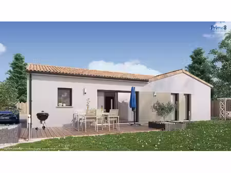 terrain avec maison neuve à vendre