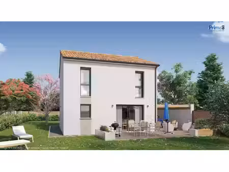 terrain avec maison neuve à vendre
