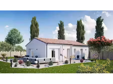 terrain avec maison neuve à vendre