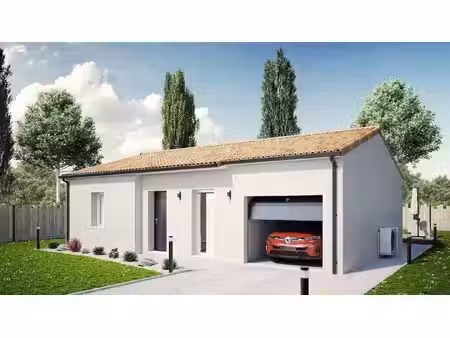 terrain avec maison neuve à vendre